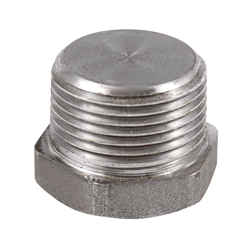 Gesmede stekker met vierkante kop