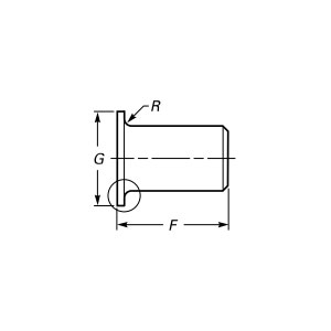Stuiklas stomp-einde